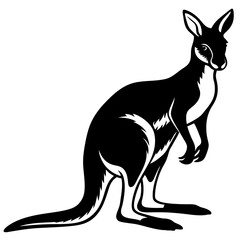 Kangaroo silhouette