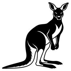 Kangaroo silhouette