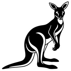 Kangaroo silhouette