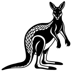 Kangaroo silhouette