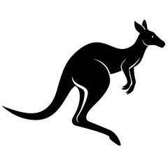 Kangaroo silhouette
