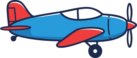 vector illustration of airplane