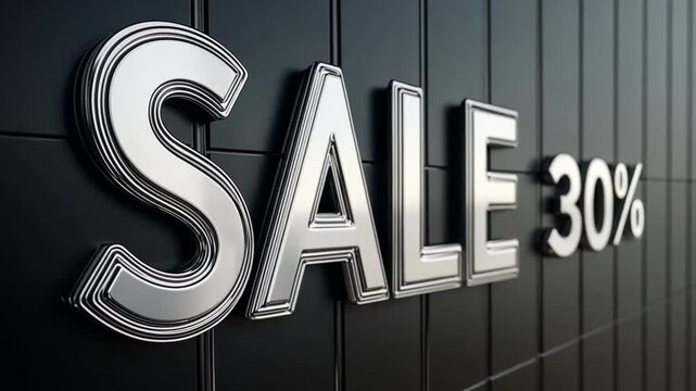 A vibrant display showcases a 30 percent discount sign at a local store, tempting shoppers to explore various items available during this limited-time sale promotion