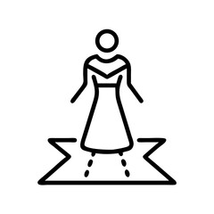 Obraz premium catwalk flat vector