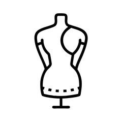 Obraz premium mannequin flat vector