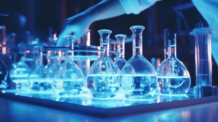 Laboratory specialist conducts in depth analysis for comprehensive data evaluation