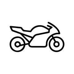 Fototapeta premium sport-motorcycle flat vector