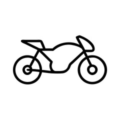 Fototapeta premium sports-bike flat vector