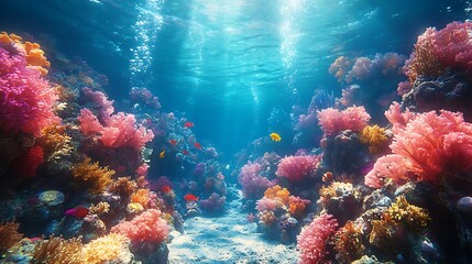 Underwater marine life coral reef beauty high resolution hd image