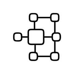 Obraz premium data-structure flat vector