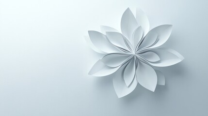 Abstract paper flower design
