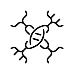 Obraz premium dna flat vector