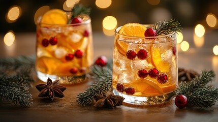 Festive Cranberry Orange Cocktail: A Winter Delight