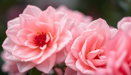 light pink roses in soft color and blur style for background.