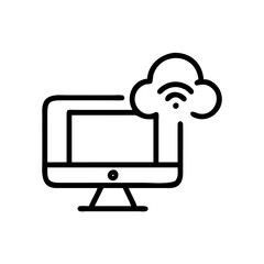 computer flat vector