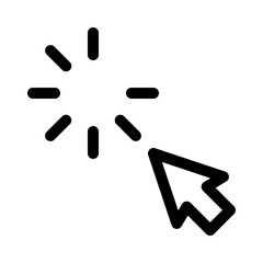 loading cursor line icon