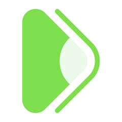 Arrow Solid Right Flat Icon