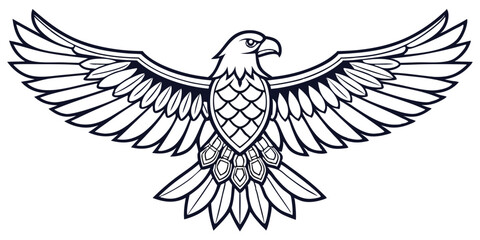 Majestic Eagle Vector Illustration for Stunning Designs and Projects