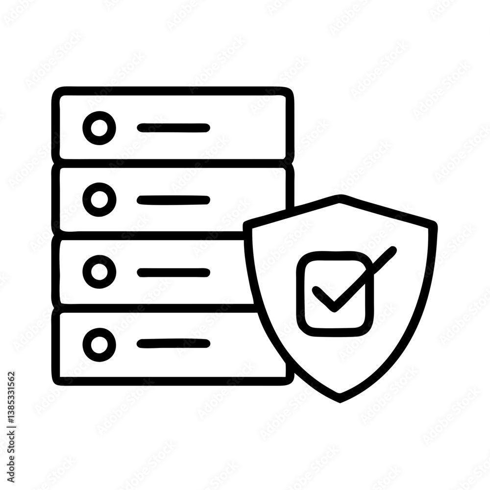 Poster secure server data protection and network security for reliable information technology infrastructur