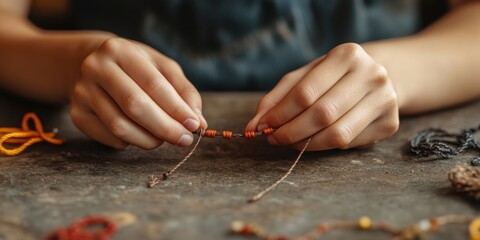 Gen Z Crafting Culture National High Five Day Creative Workshop - Mindful Friendship Bracelet Making for Youth Skill Development and Expressive Artisan Connections