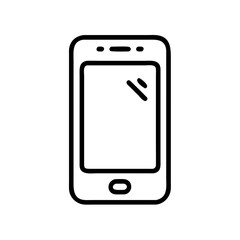 smartphone flat vector
