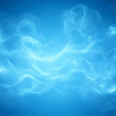 Abstract swirling blue smoke (1)