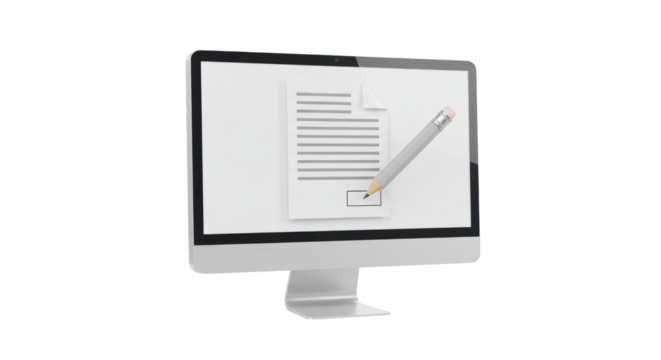 Isolated Digital Signature on Computer Screen