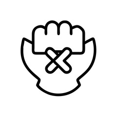 censorship flat vector