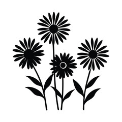 vector illustration of a sunflower