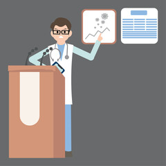 doctors are having a symposium
