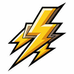 lightning icon vector illustration