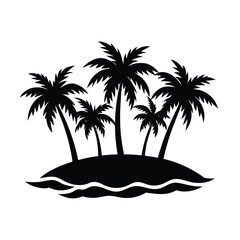 palm trees on the beach