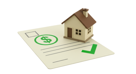Isolated House on Approved Loan Document