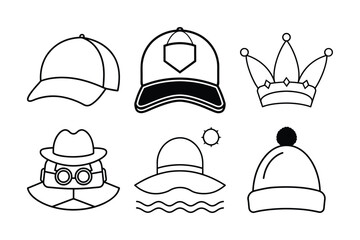 set of hats for cap your design