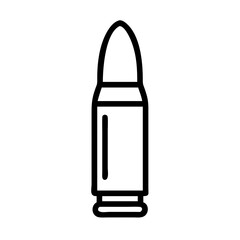bullet flat vector