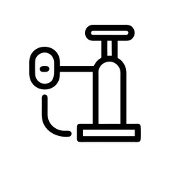 inflator flat vector