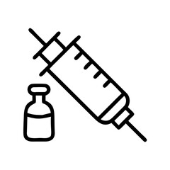 vaccination flat vector