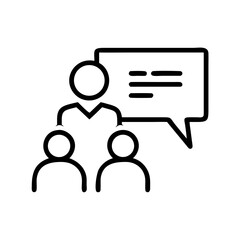 presentation-mentorship flat vector