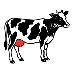 cow cartoon silhouette