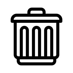 trash can line icon
