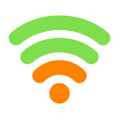 Fototapeta premium WIFI Flat Icon