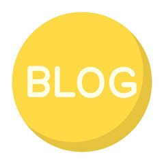 Blog Flat Icon