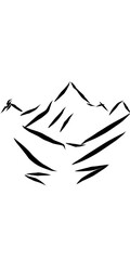 mountain vector illustration