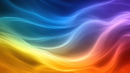 Obraz premium Abstract colorful wavy background design, possible use for website backdrop or graphic element