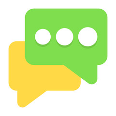 Chat Bubble Flat Icon