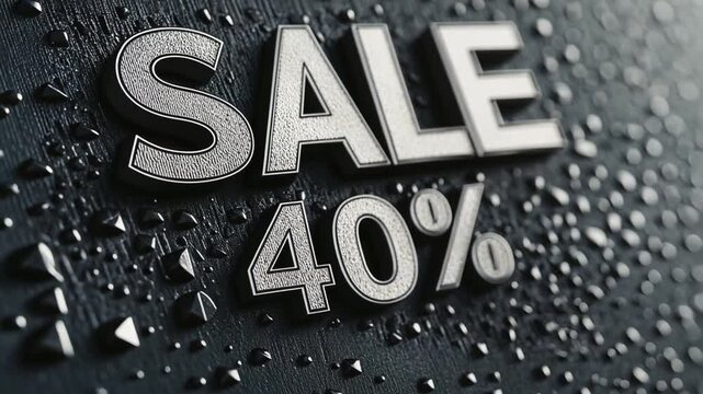 Local store announces a limited time discount event featuring a 40 percent off sale. The promotion offers shoppers a great chance to save on various items