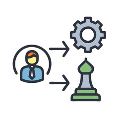  Dynamic Business Change Strategy Icon