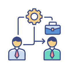  Dynamic Business Collaboration Platform Icon