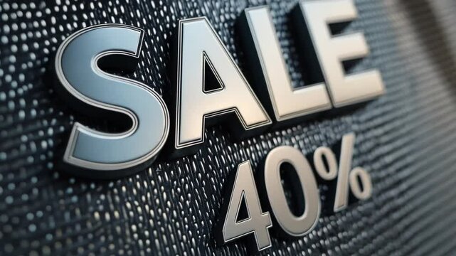 Shoppers gather at a local store to take advantage of a major sale event featuring a 40 percent discount on various items. Excitement builds as customers browse their options