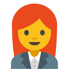 Businesswoman with Red Hair 
